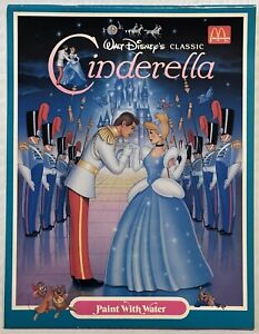 Vintage 1980s Walt Disney and McDonald's Cinderella Paint with Water Book