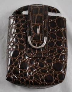 Nuevo con etiquetas Croc Teléfono Celular Billetera Pulsera iPhone Android BlackBerry Marrón Aproximadamente 5" O2 - Imagen 1 de 12