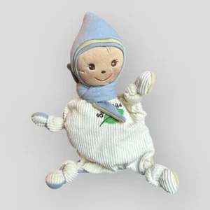 Baby's First Goldberger SEEDLINGS IVY Blue Security Lovey Knotted Plush New - Picture 1 of 3