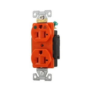 1 pieza - Receptáculo dúplex COOPER IG8300RN aislado premium hospital 20A 125V - Imagen 1 de 9