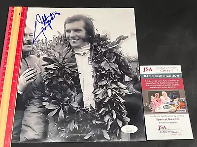 Foto firmada por Emerson Fittipaldi Fórmula Uno Indy 500 8x10" certificado de autenticidad JSA AA Foto 1 de 4