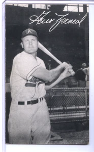 1956 Kansas City Live Stock Night Baseball Postcard Gus Zernial Very Scarce - Picture 1 of 2
