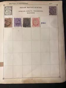 Indian Native States Travancore / British Labuan - Postage Stamps - Picture 1 of 11
