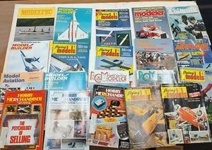 Lot Of 19 Aircraft And RC Model Magazines 1970s-90s - Picture 1 of 16