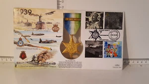 BENHAM ERSTTAGSBRIEF mit 1939 THE ATLANTIC STAR MEDAL    - Bild 1 von 2