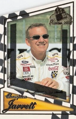 2001 Press Pass Premium NASCAR Racing Champion Die Cut #53 Dale Jarrett - Image 1 of 3