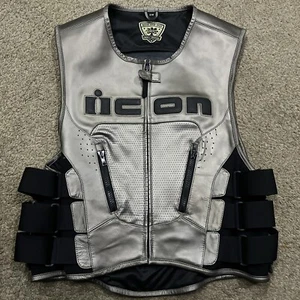 Icon Regulator Leather Vest Size Small-Medium - Picture 1 of 13