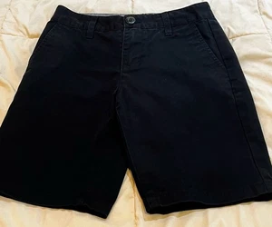 Blue Crown Slim Chino Shorts Size 10 Black - Picture 1 of 7