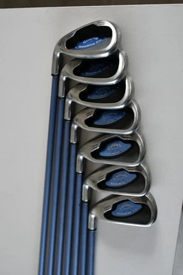 série 7 fers dame gauchère Callaway Steelhead X 16 shaft graphite - Photo 1/4