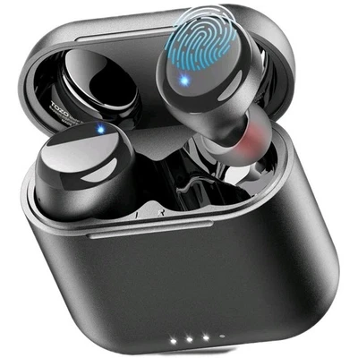 TOZO T6 True Wireless Earbuds Bluetooth Headphones Touch  with true  Wireless &  - Image 1 of 4