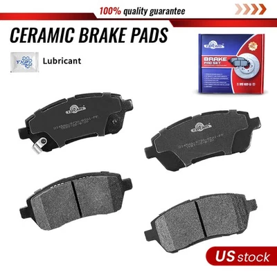 4Pcs For 2011 2012 2013 2014 Ford Fiesta Mazda 2 Front Ceramic Brake Pads - Image 1 of 4