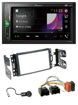 Pioneer 2DIN MP3 DAB USB Bluetooth Autoradio für Chevrolet Corvette Uplander 05- - Bild 1 von 4