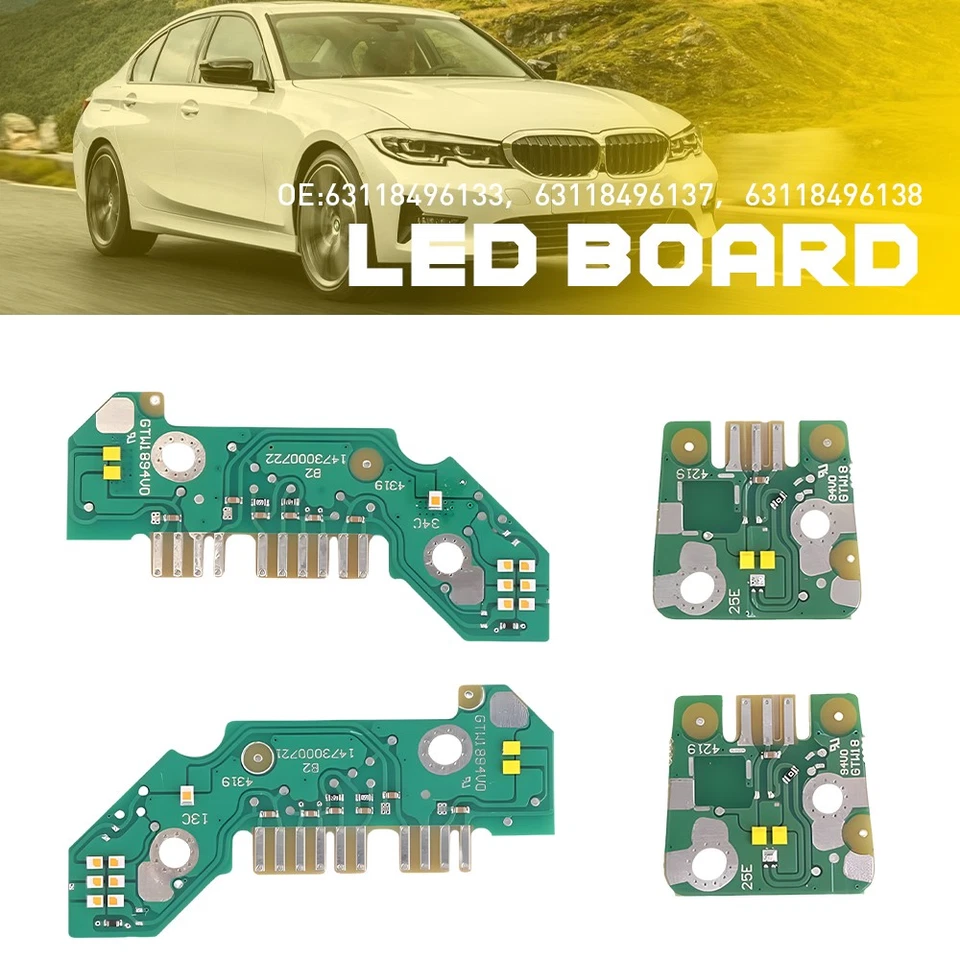 Juego ancho faros LED amarillos Fit BMW 330e G20 330eX 330iX 330i M340iX M340i*1 Foto 1 de 4