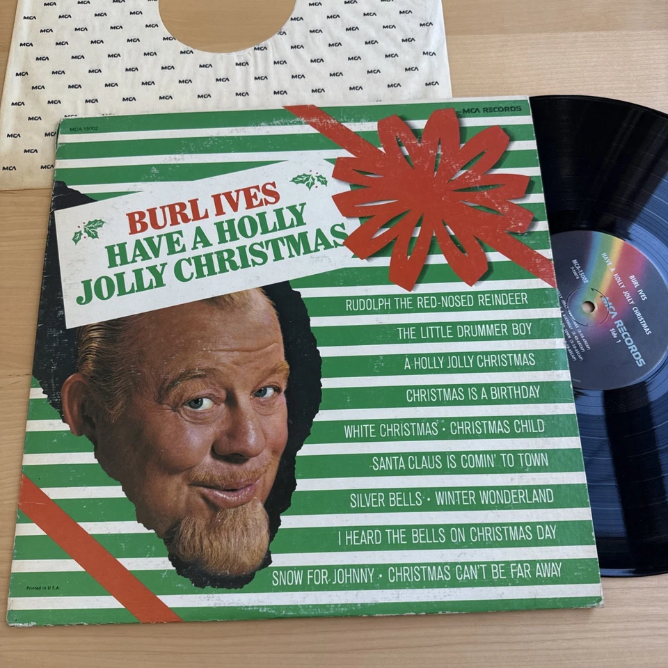 BURL IVES Have a Holly Jolly Christmas 1970s US Pressing! Complete W/ OG Sleeve - Image 1 of 4