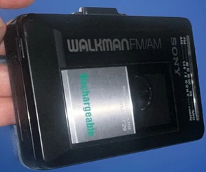 Reproductor de radio casete recargable Sony Walkman WM-AF29 radio solo funciona bien - Imagen 1 de 4