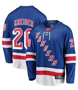 Camiseta deportiva talla XL Fanatics Chris Kreider azul New York Rangers NHL Home Breakaway - Imagen 1 de 4