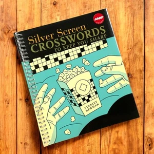 Puzzle Books Silver Screen Crosswords To Keep You Sharp By AARP - Picture 1 of 7