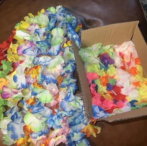 36 Count Hawaiian Leis, Tropical Flower Lei for Beach Luau Party Favors - Picture 1 of 1