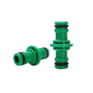 2 Way Garden Hose Connector Quick Joiner Coupler 1/2 Inch Male to Male 1/2"U K*t - Picture 1 of 12