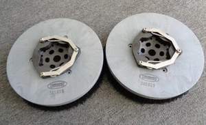 TWO (2) 13" OEM BRUSHES, 385923, 1220182, TENNANT WALK BEHIND SCRUBBERS - Picture 1 of 4
