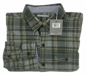 Michael Bastian Corduroy Green Plaid Mens L Long Sleeve Button Up Shirt NWT - Picture 1 of 11