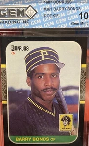 1987 Donruss Barry Bonds RC Rookie Card  #361 Pirate ⚾️⚾️ - Picture 1 of 3
