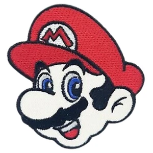 Super Mario Hierro On-Coser Parche-Insignia Ropa Bordada Lindos Juegos para Niños - Imagen 1 de 2