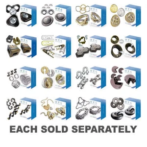 Hanayama niveau 4 Cast Huzzle Brain Teaser puzzle de haute qualité à partir de 8 - Picture 1 of 19