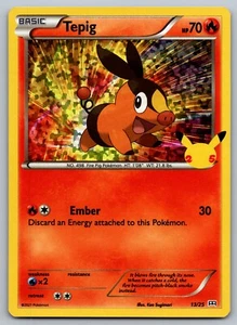 2021 Pokemon 25th Anniversary McDonalds Promo Tepig Holo 13/25 Near Mint NM - Bild 1 von 2