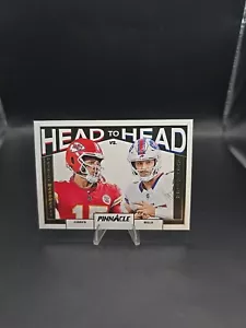 2024 Encore calcio testa a testa #1 Patrick Mahomes Josh Allen oro /10 - Foto 1 di 2