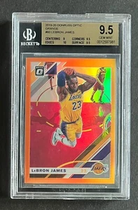 2019-20 Donruss Optic Orange Prizm #60 LeBron James Lakers /199 BGS 9.5 - Bild 1 von 2
