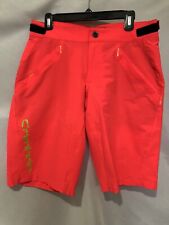 NWOT Women's Sombrio Val Cycling Shorts Neon Lava Size Medium