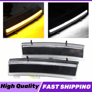 For 06-09 Nissan 350Z Switchback LED DRL Daytime Running Lamp Turn Signal Lights - Picture 1 of 9