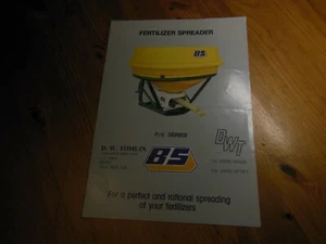 BS - DÜNGERSTREUER P/6 SERIE - WERBEPROSPEKT - Bild 1 von 1