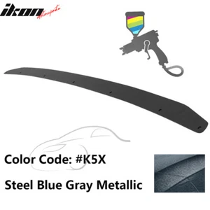 Fits 15-21 Subaru WRX STI Gurney Flap OE Style Trunk Spoiler #K5X Blue Rear Wing - Picture 1 of 4