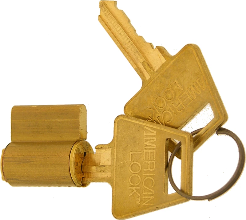 5 PIN American Lock Padlock Cylinder APTC12 KD with 2 Keys |A700, A1000 & A5000