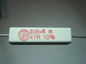 47R 47Ohm 5W 10% Draht Widerstand Leistungswiderstand #12-02 - Bild 1 von 2