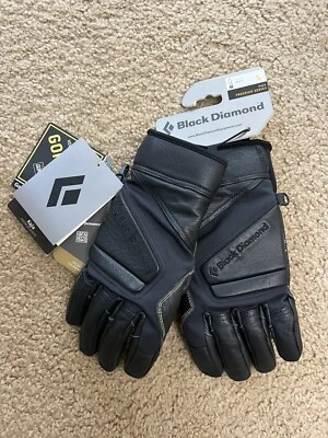Guantes de cuero Kajia diamantes negros nuevos con etiquetas pequeños de EE. UU. para hombre Foto 1 de 4