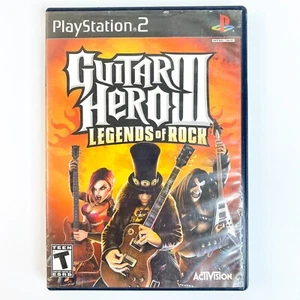 Guitar Hero III: Legends of Rock 2007 Sony Playstation 2 Activision - Picture 1 of 3