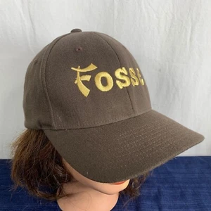 Lids Fosse Brown Flexfit Fitted Hat Cap Sz L/XL - Picture 1 of 8