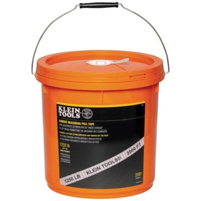Klein Tools 50122 Conduit Measuring Pull Tape, 1250-Pound x 2000-Foot Long  - Image 1 of 4