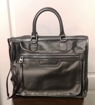 Bolso Bandolera/Hombro MZ Wallace Brillante Metálico Peltre/Gris/Plateado Foto 1 de 4