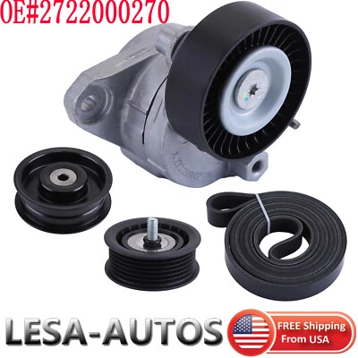 Kit de polea tensora de correa para Mercedes-Benz C300 C350 E350 E550 CL550 2722000270 Foto 1 de 4