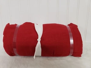 Pottery Barn Mason Oversized Red Linen Tablecloth, 70"x108" - Picture 1 of 3