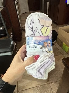 Disney's Frozen Girl's 12 Pair Set No Show Socks Size Large (4-8), 12 Pairs - Picture 1 of 3