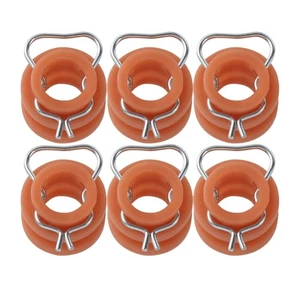 6Pcs Window Regulator Roller Bushings C0AB-6423240-B For Ford Mustang Bronco - Picture 1 of 9