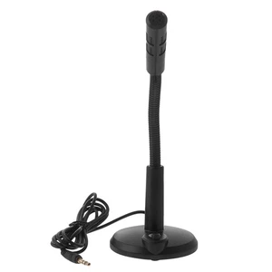 Microphone for Pc Desktop Laptop Work Plastic with Base Meeting Game - Afbeelding 1 van 12