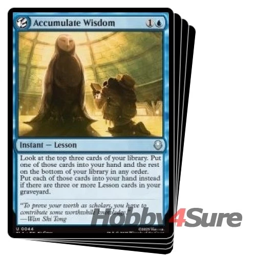 Presale Accumulate Wisdom X4 M/NM Magic MTG Avatar: The Last Airbender - Image 1 of 1