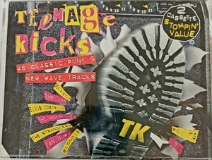 Teenage Kicks "46 Classic Punk New Wave Hits" Double Cassette •Various Artists - Picture 1 of 4