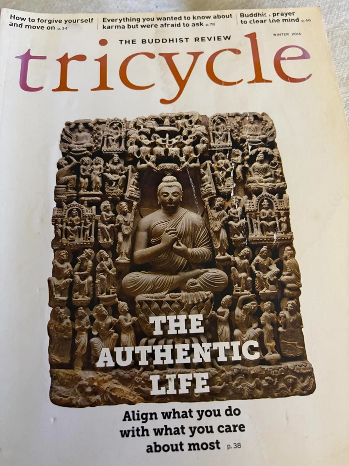 tricycle the buddist magazine, winter 2016, the authentic life - Image 1 of 1